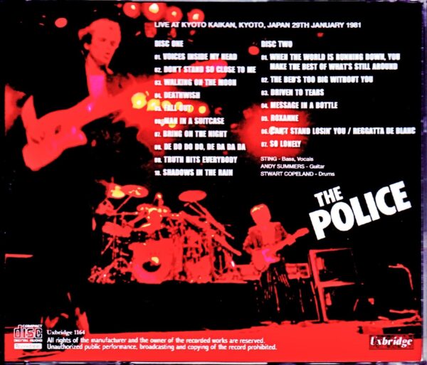 The Police/Kyoto, Japan 1981 - Image 2