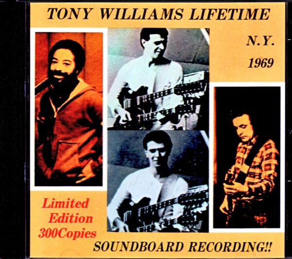 Tony Williams Lifetime, John McLaughlin, Jack Bruce/NY, USA 1969