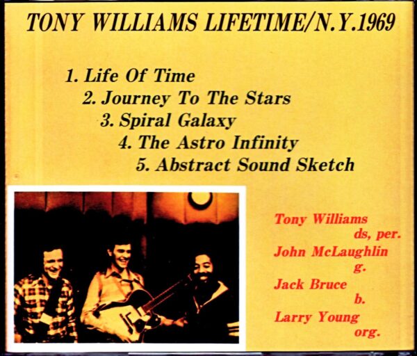 Tony Williams Lifetime, John McLaughlin, Jack Bruce/NY, USA 1969 - Image 2