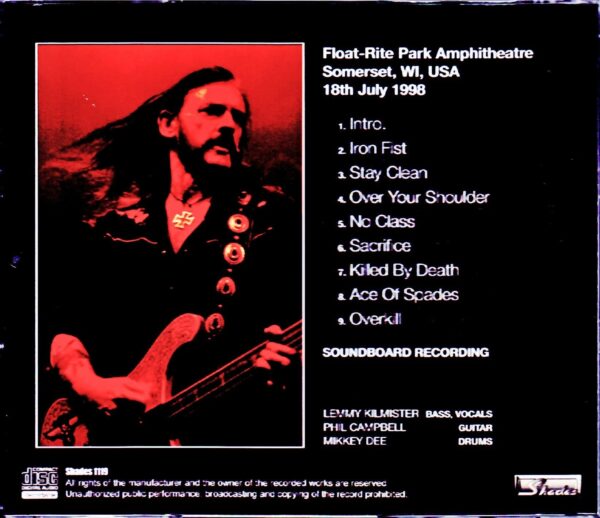 Motorhead/WI, USA 1998 - Image 2