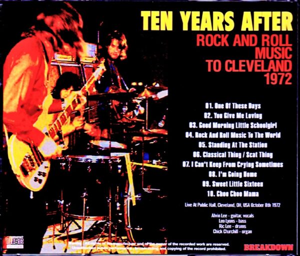 Ten Years After/OH, USA 1972 - Image 2