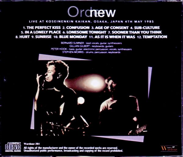 New Order/Osaka, Japan 1985 - Image 2