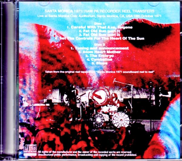 Pink Floyd/CA,USA 10.16.1971 Original Reel Tapes - Image 2