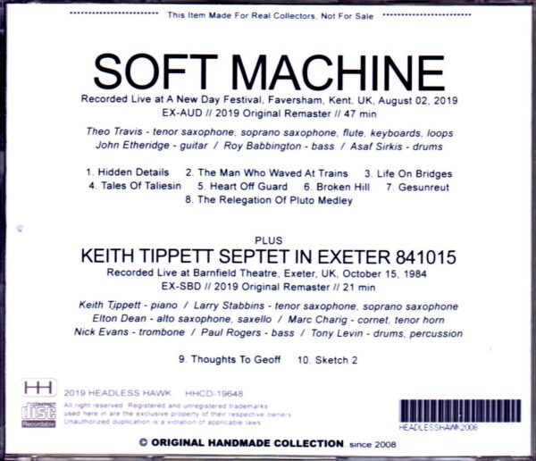 Soft Machine, Keith Tippett Septet/UK 2019 & more - Image 2