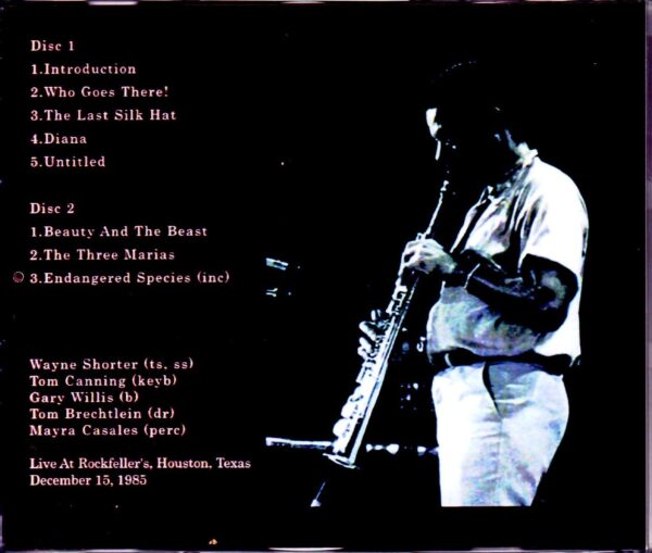 Wayne Shorter/TX,USA 1985 - Image 2