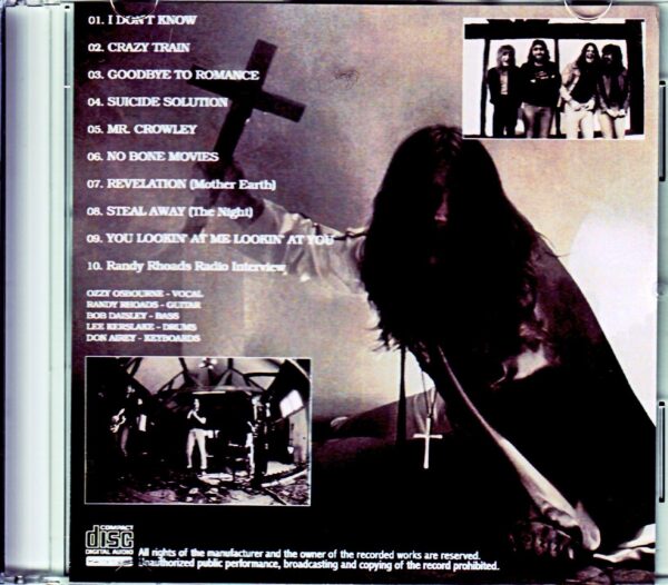Ozzy Osbourne/Blizzard of Ozz Different Mixes from the Final Takes - Image 2