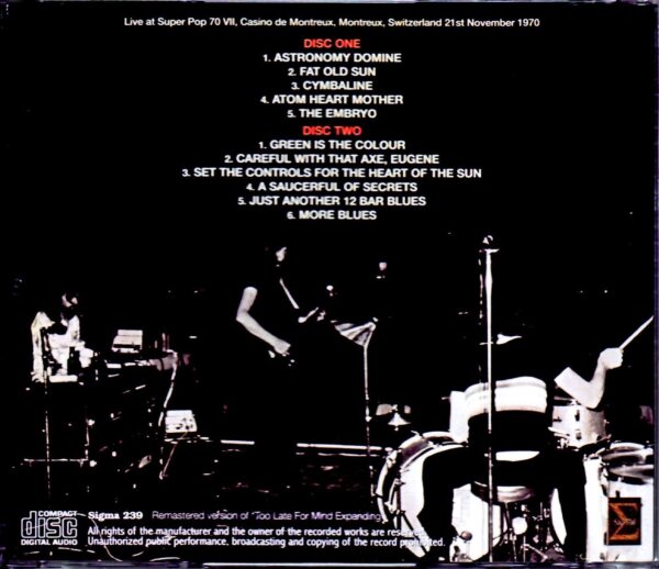 Pink Floyd/Switzerland 11.21.1970 Remastered - Image 2