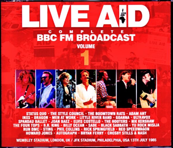 Various Artists Ultravox,Black Sabbath,Sting,Bryan Ferry,B.B.King/London,UK & PA,USA 1985 Off-Air Mastrers Vol.1