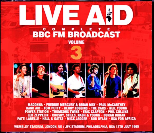 Various Artists Madonna,Paul McCartney,Hall & Oates,Bob Dylan,Duran Duran/London,UK & PA,USA 1985 Off-Air Mastrers Vol.3