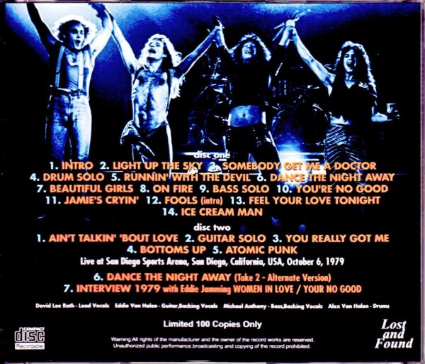 Van Halen/CA, USA 1979 & more - Image 2