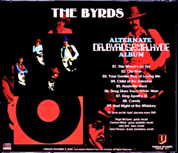 The Byrds/"Dr. Byrds and Mr. Hyde" alternate mixes 1969 - Image 2
