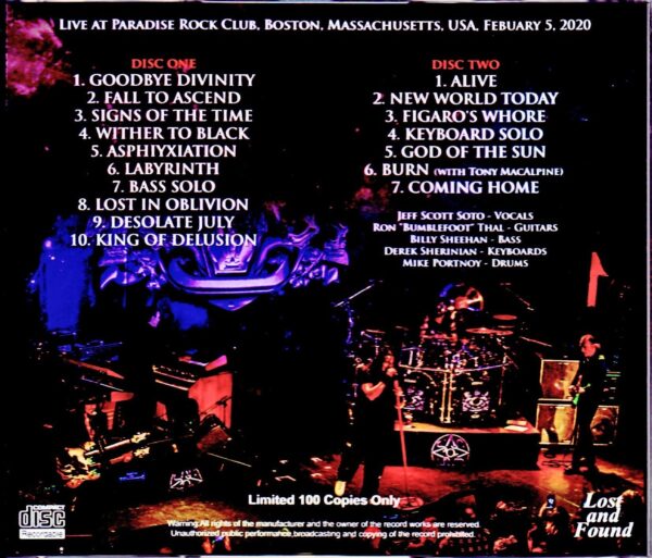 Sons of Apollo/MA,USA 2020 - Image 2