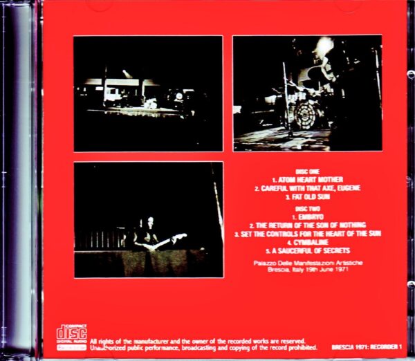 Pink Floyd/Italy 6.19.1971 Recorder 1 - Image 2