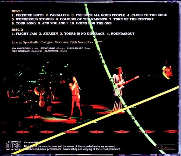 Yes/Germany 11.29.1977 - Image 2