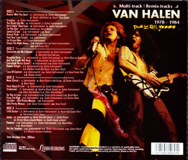 Van Halen/Multi and Remix Tracks 1978-1984 - Image 2
