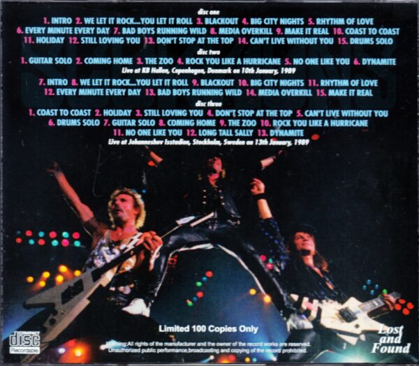 Scorpions/Denmark & Sweden 1989 - Image 2