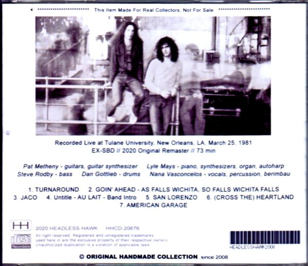 Pat Metheny Group,Lyle Mays/LA,USA 1981 - Image 2
