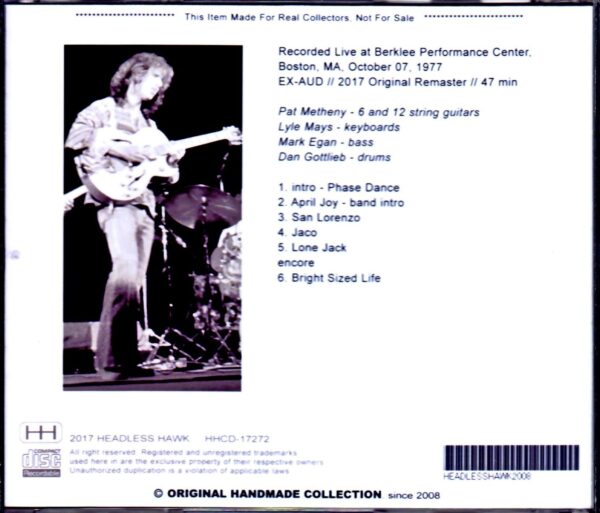 Pat Metheny Group,Lyle Mays/MA,USA 1977 - Image 2