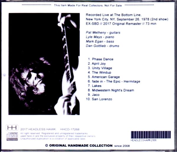 Pat Metheny Group,Lyle Mays/NY,USA 1978 - Image 2