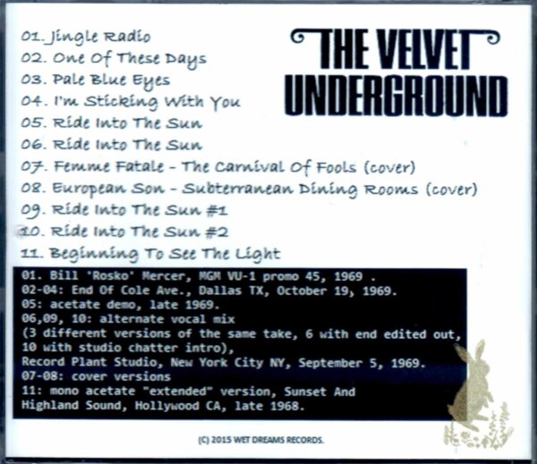 Velvet Underground/Demo, Altanate & Mono Rare Tracks - Image 2