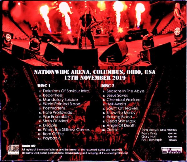 Slayer/OH, USA 2019 - Image 2