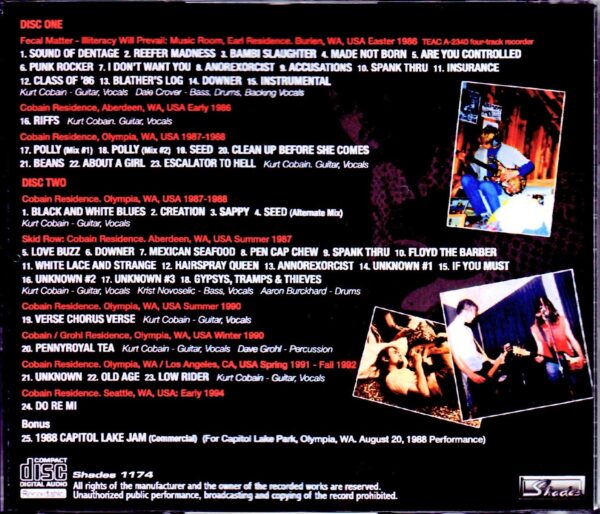 Nirvana/Demos Compilation 1986-1992 - Image 2