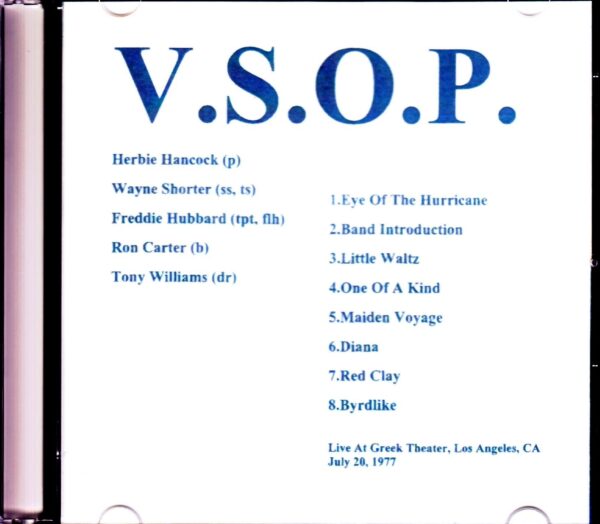 V.S.O.P. Marcus Miller, Wayne Shorter, Freddie Hubbard, Ron Carter, Tony Williams/CA, USA 1977 - Image 2