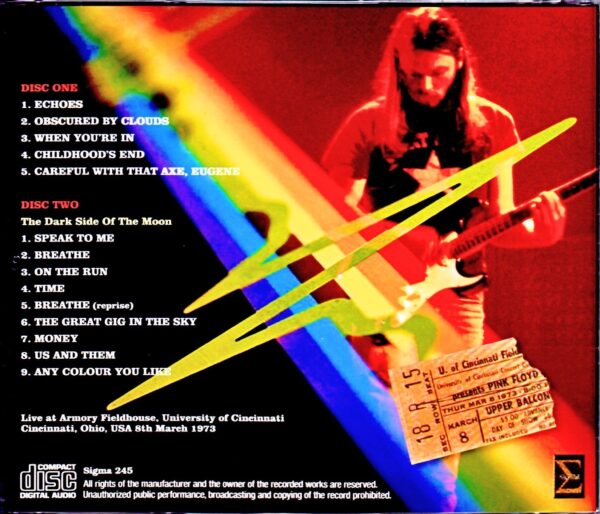 Pink Floyd/OH, USA 1973 1st Gen - Image 2