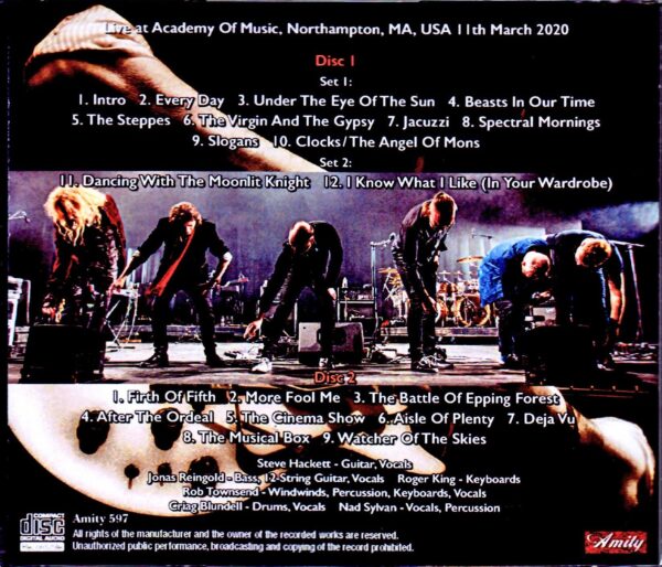 Steve Hackett/MA,USA 2020 - Image 2