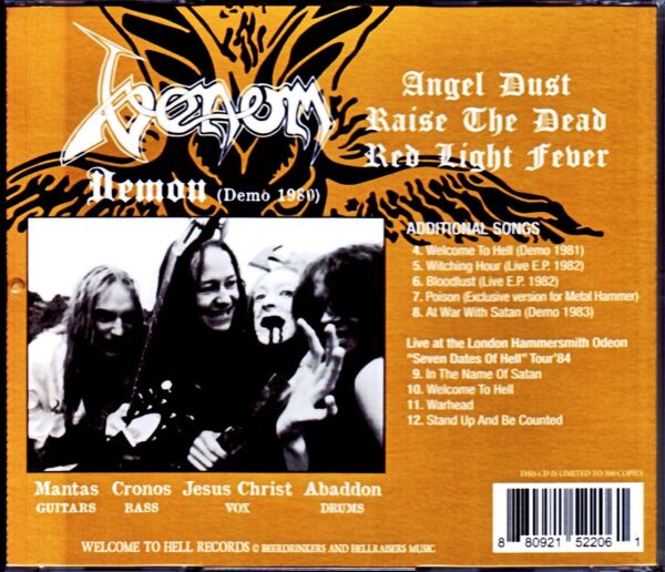 Venom/Demo 1980 - Image 2