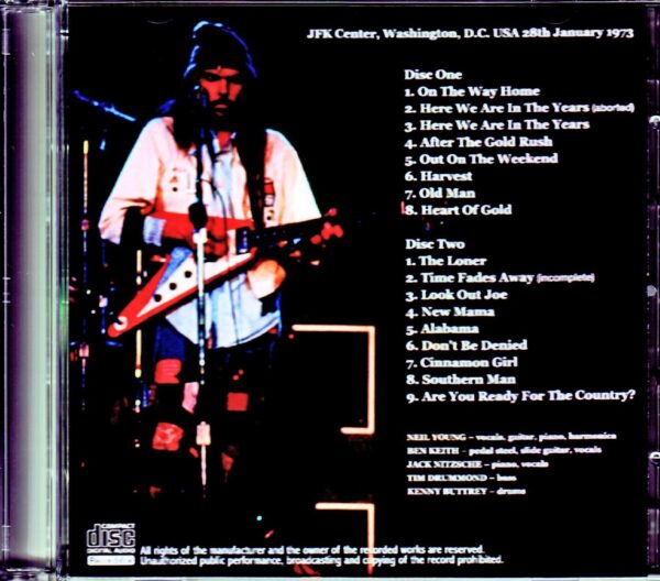 Neil Young & Stray Gators/WA, USA 1.28.1973 - Image 2