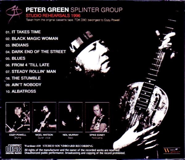 Peter Green Splinter Group,Cozy Powell/Studio Rehearsals 1998 Upgrade - Image 2