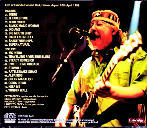 Peter Green,Splinter Group/Osaka,Japan 1999 - Image 2