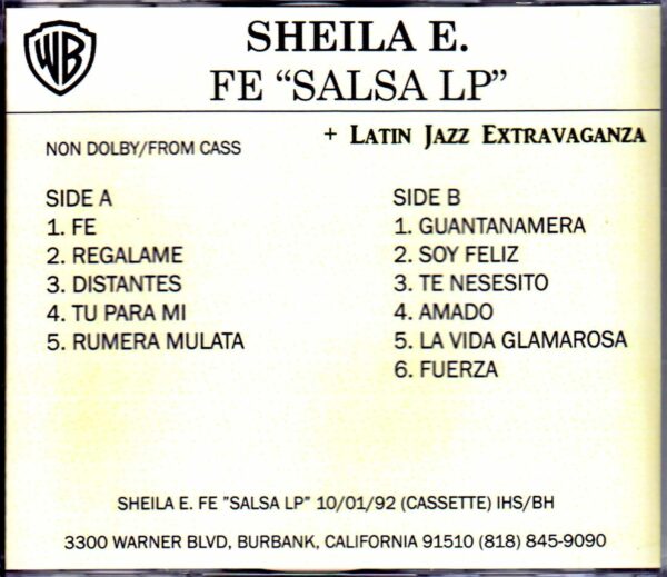 Sheila E./Fe Unreleased LP & more - Image 2
