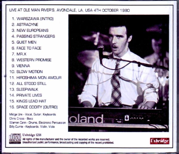 Ultravox/LA, USA 1980 - Image 2