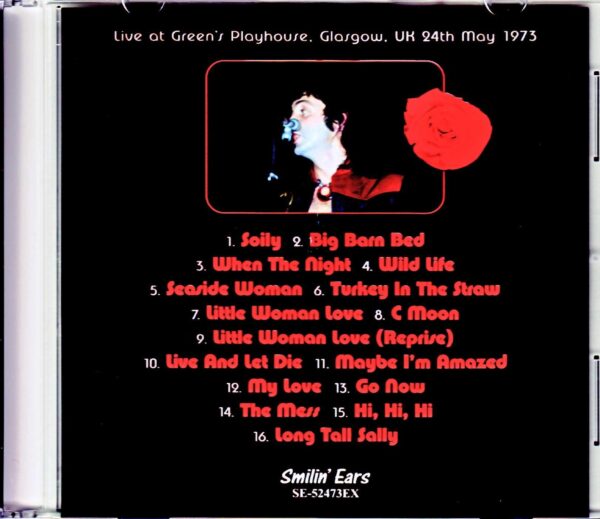 Paul McCartney,Wings/London,UK 5.24.1973 Remaster - Image 2