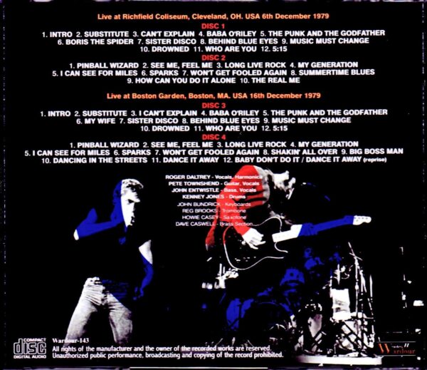 The Who/OH & MA, USA 1979 - Image 2
