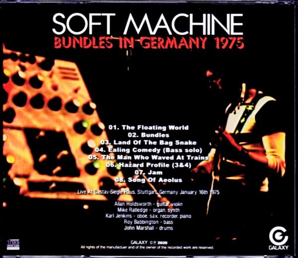 Soft Machine, Allan Holdsworth/Germany 1975 - Image 2
