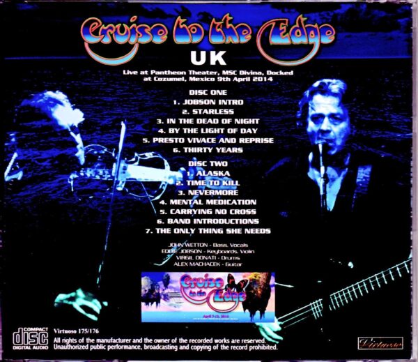 U.K. John Wetton,Eddie Jobson/Mexico 4.9.2014 - Image 2