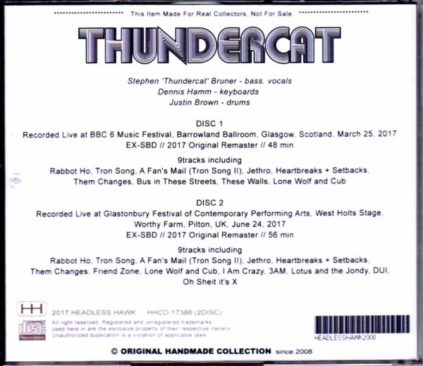 Thundercat Stephen Bruner,Dennis Hamm,Justin Brown/UK 2017 2Days - Image 2