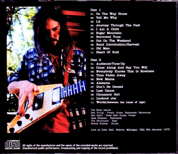 Neil Young & the Stray Gators/MI,USA 1.9.1973 Complete - Image 2