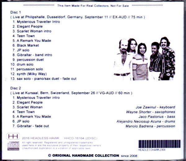 Weather Report/Germany 1977 & more - Image 2