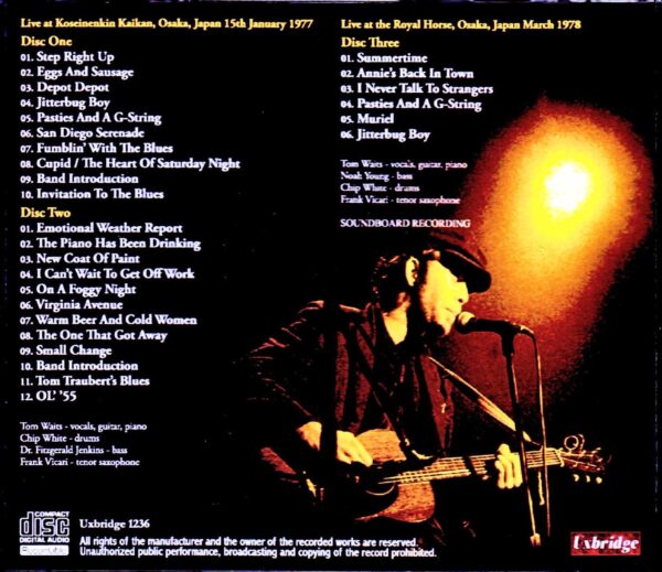 Tom Waits/Osaka,Japan 1977 & 1978 - Image 2