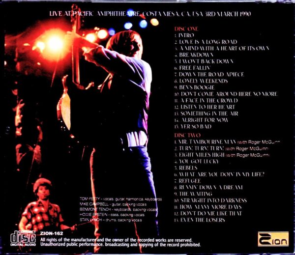 Tom Petty and the Heartbreakers/CA, USA 3.3.1990 - Image 2