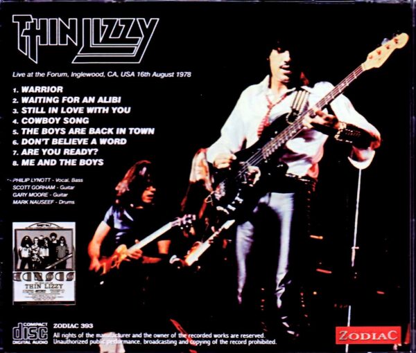 Thin Lizzy/CA, USA 1978 - Image 2