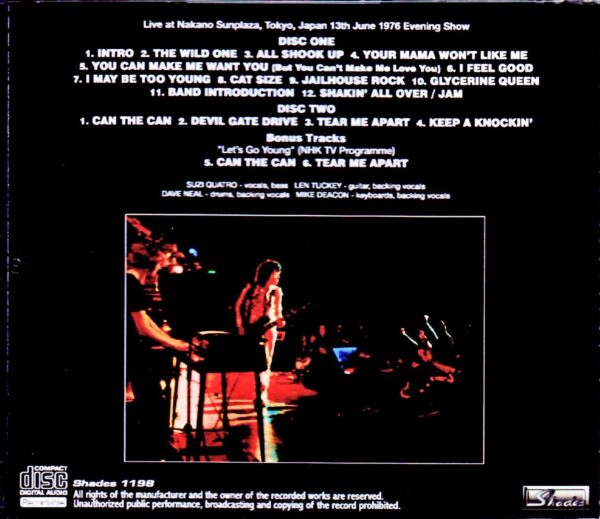 Suzi Quatro/Tokyo,Japan 6.13.1976 - Image 2