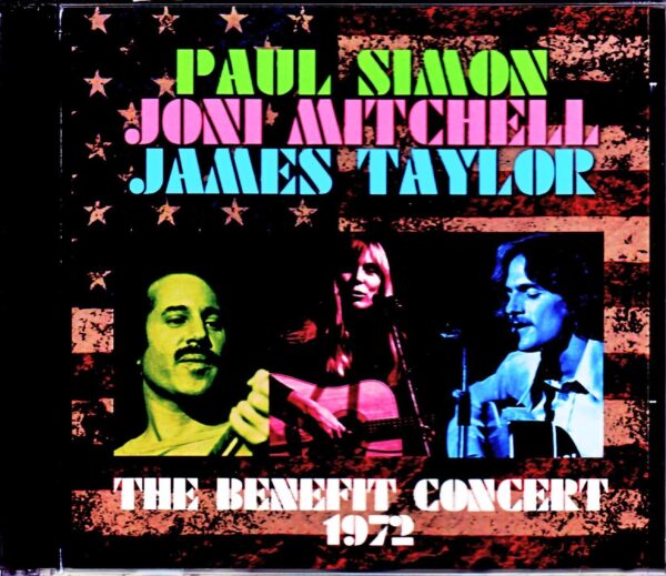 Paul Simon, Joni Mitchell, James Taylor/OH, USA 1972