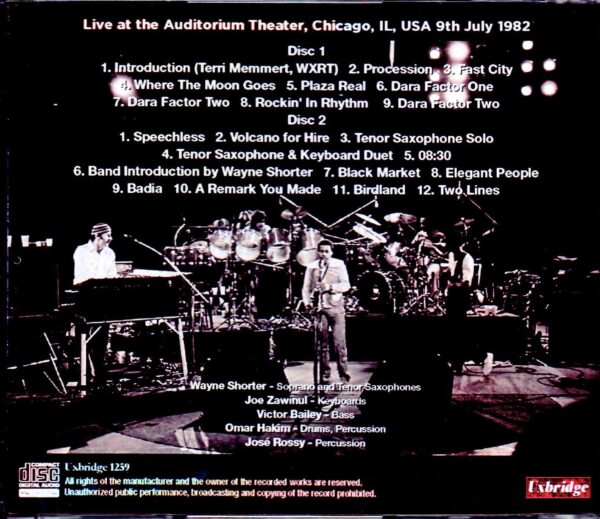 Weather Report/IL, USA 1982 - Image 2