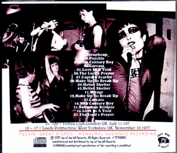 Siouxsie and the Banshees/London,UK 1977 & more - Image 2