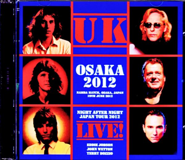 UK Eddie Jobson,John Wetton/Osaka,Japan 2012